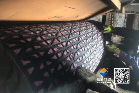 【案例】尊龙凯时人生就是搏陶瓷滚筒包胶：火电输煤系统耐磨十年验证